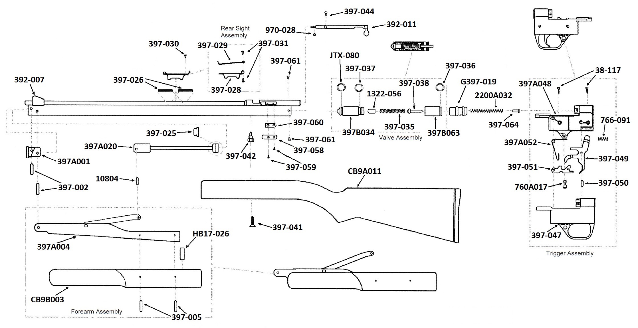Luchtbukswinkel.nl crossman pellet gun trigger diagram 